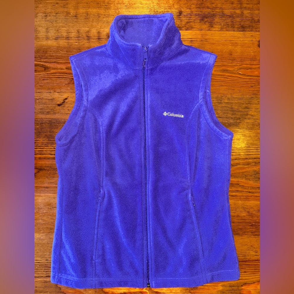 Columbia Grape‎ Purple Fleece Vest Medium